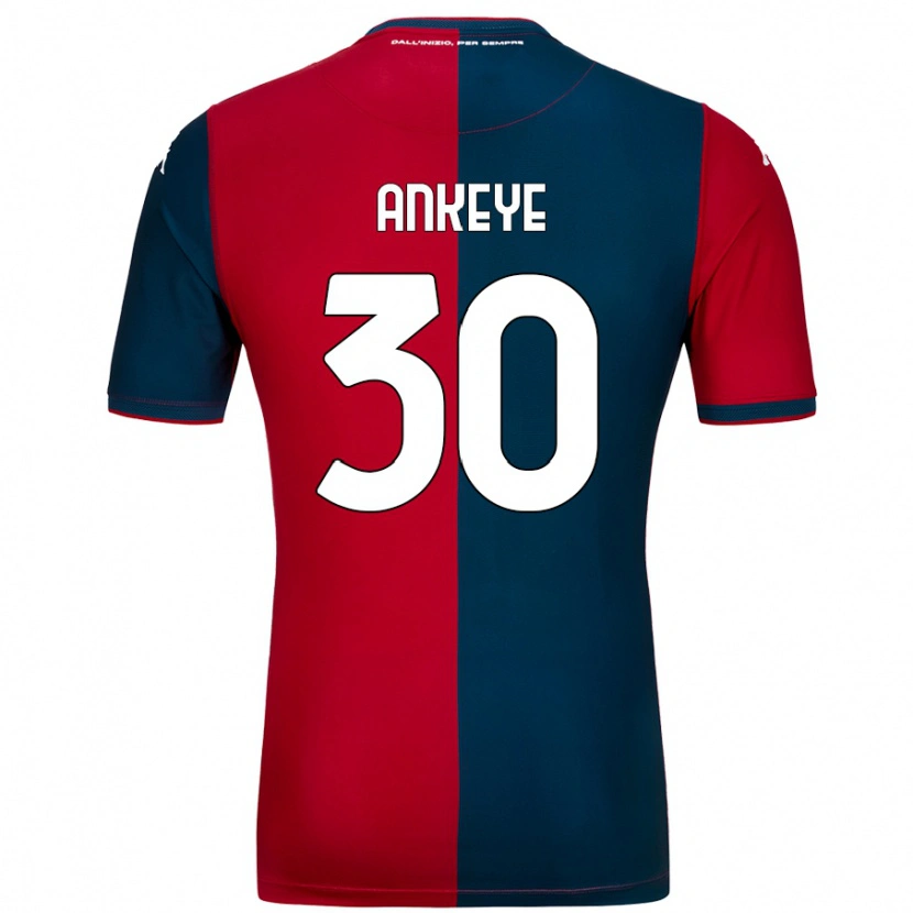 Danxen Women David Ankeye #30 Red Dark Blue Home Jersey 2024/25 T-Shirt
