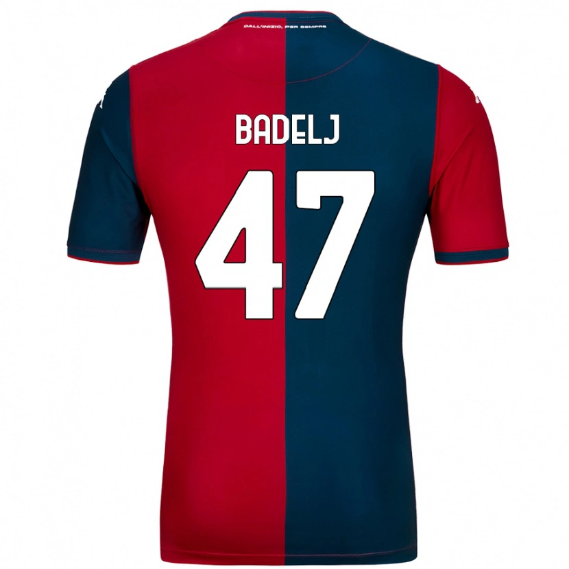 Danxen Women Milan Badelj #47 Red Dark Blue Home Jersey 2024/25 T-Shirt