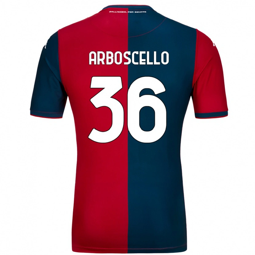 Danxen Women Riccardo Arboscello #36 Red Dark Blue Home Jersey 2024/25 T-Shirt