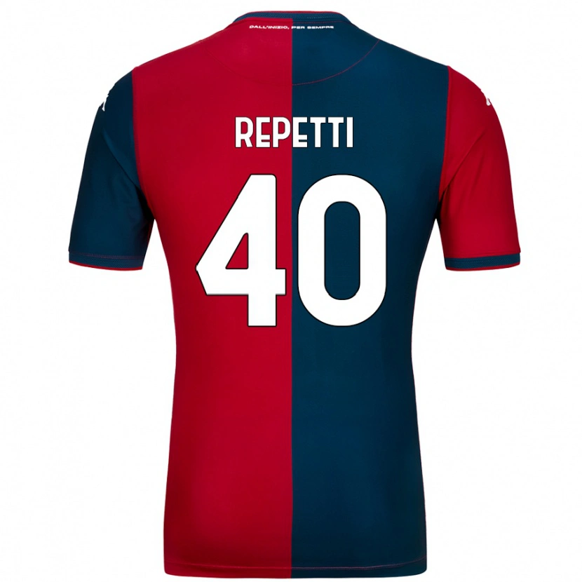 Danxen Women Chiara Repetti #40 Red Dark Blue Home Jersey 2024/25 T-Shirt