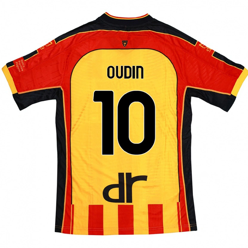 Danxen Women Rémi Oudin #10 Yellow Red Home Jersey 2024/25 T-Shirt