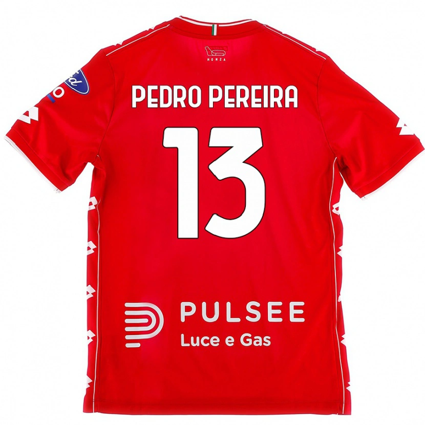 Danxen Women Pedro Pereira #13 Red White Home Jersey 2024/25 T-Shirt