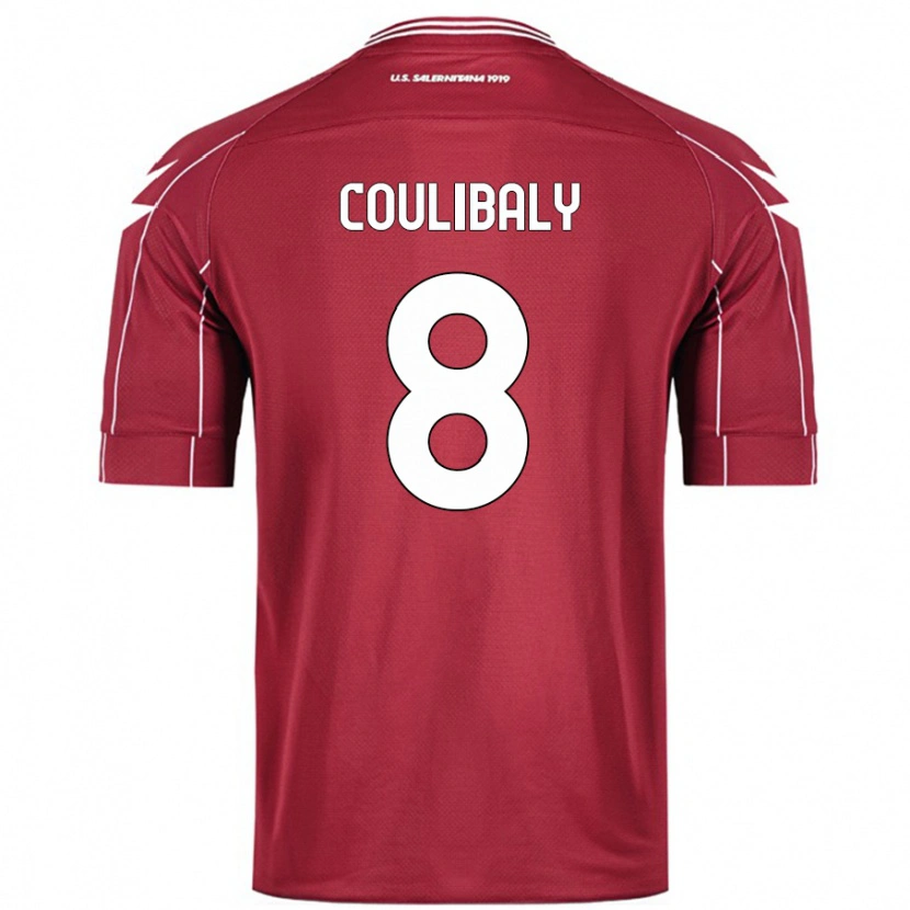 Danxen Women Mamadou Coulibaly #8 Burgundy Home Jersey 2024/25 T-Shirt