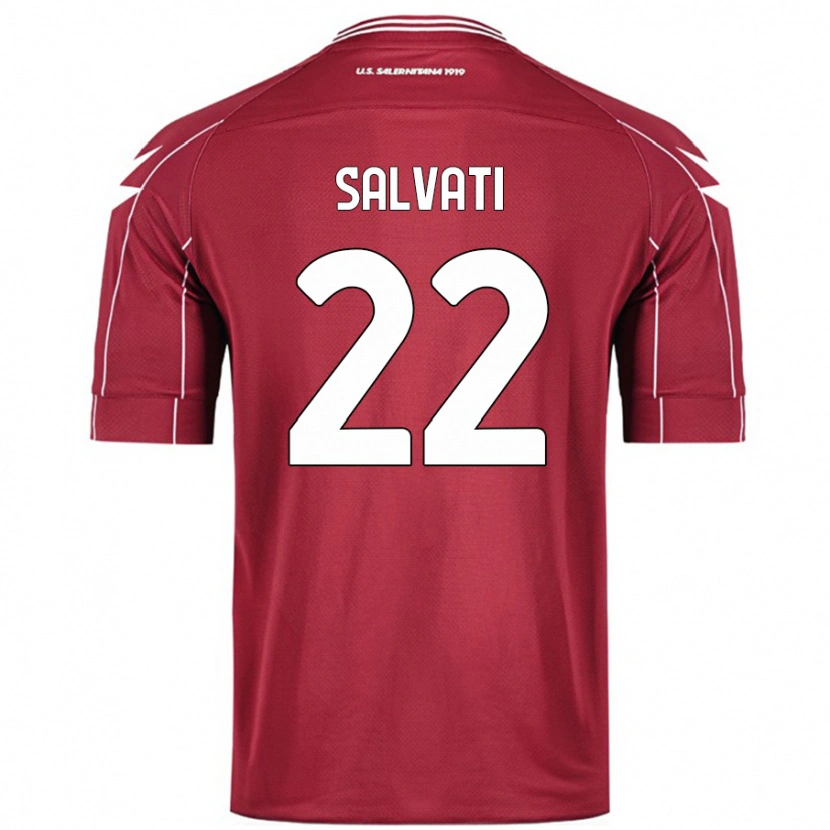Danxen Women Gregorio Salvati #22 Burgundy Home Jersey 2024/25 T-Shirt