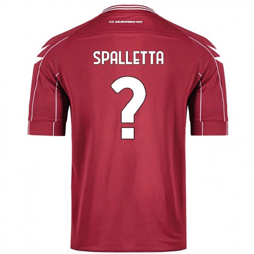 Danxen Women Emanuele Spalletta #0 Burgundy Home Jersey 2024/25 T-Shirt