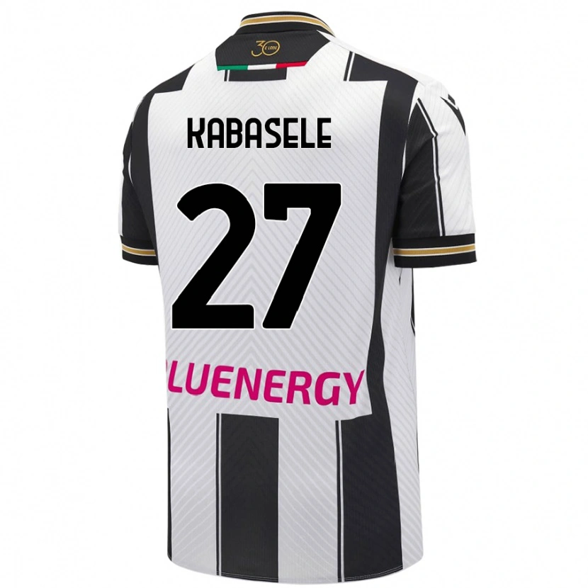 Danxen Women Christian Kabasele #27 White Black Home Jersey 2024/25 T-Shirt
