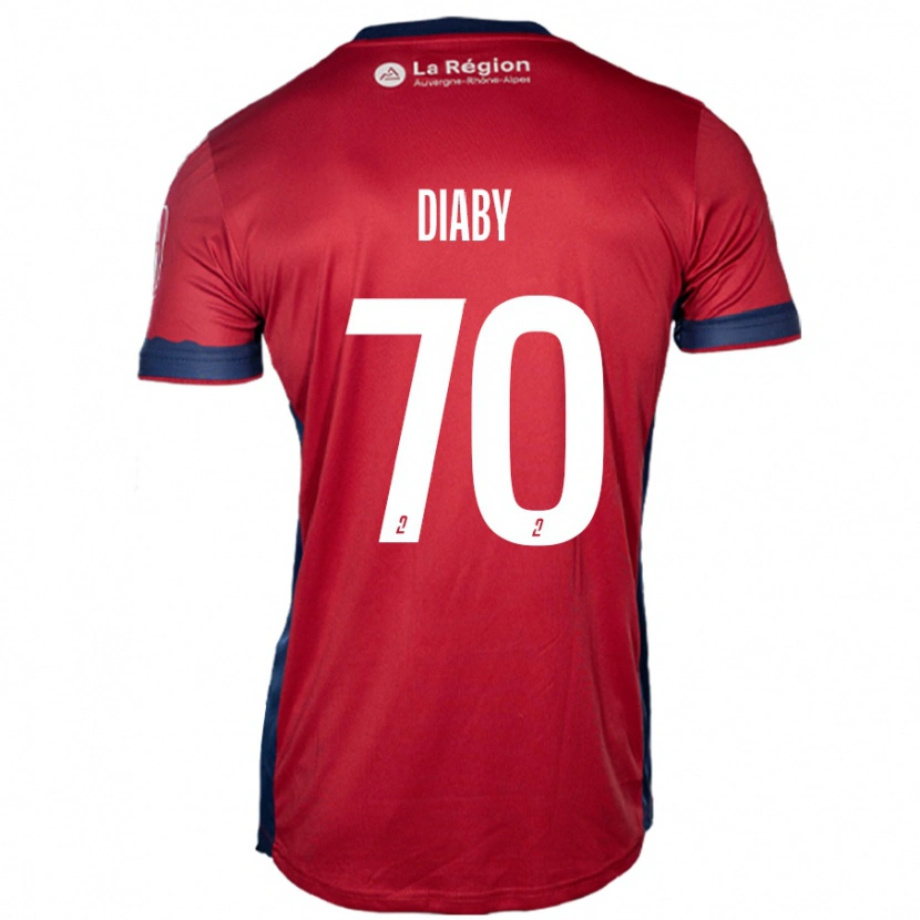 Danxen Women Yadaly Diaby #70 Light Burgundy Home Jersey 2024/25 T-Shirt