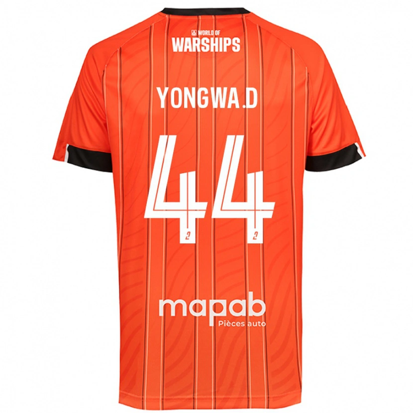 Danxen Women Darlin Yongwa #44 Orange Home Jersey 2024/25 T-Shirt