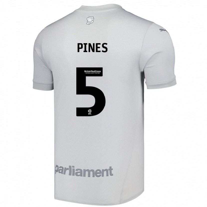 Danxen Women Donovan Pines #5 Silver Gray Away Jersey 2024/25 T-Shirt