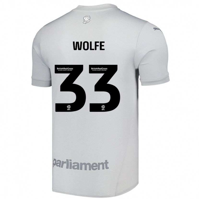 Danxen Women Matty Wolfe #33 Silver Gray Away Jersey 2024/25 T-Shirt