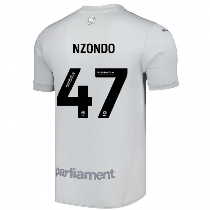 Danxen Women Emmaisa Nzondo #47 Silver Gray Away Jersey 2024/25 T-Shirt