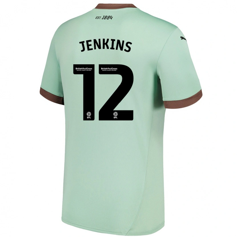 Danxen Women Camille Jenkins #12 Pale Green Away Jersey 2024/25 T-Shirt