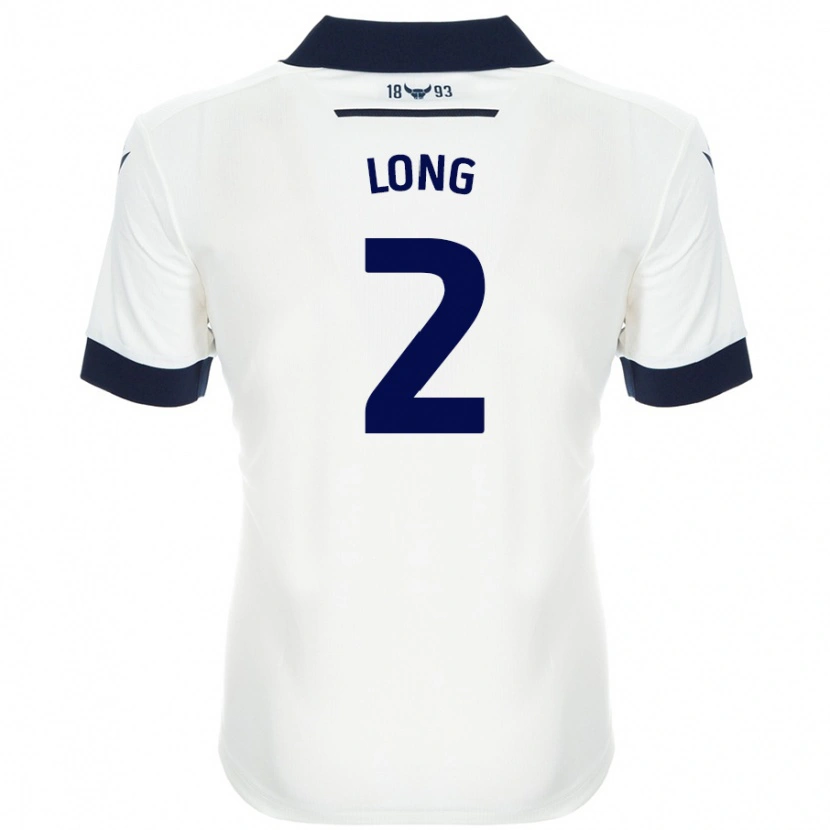 Danxen Women Sam Long #2 White Navy Blue Away Jersey 2024/25 T-Shirt