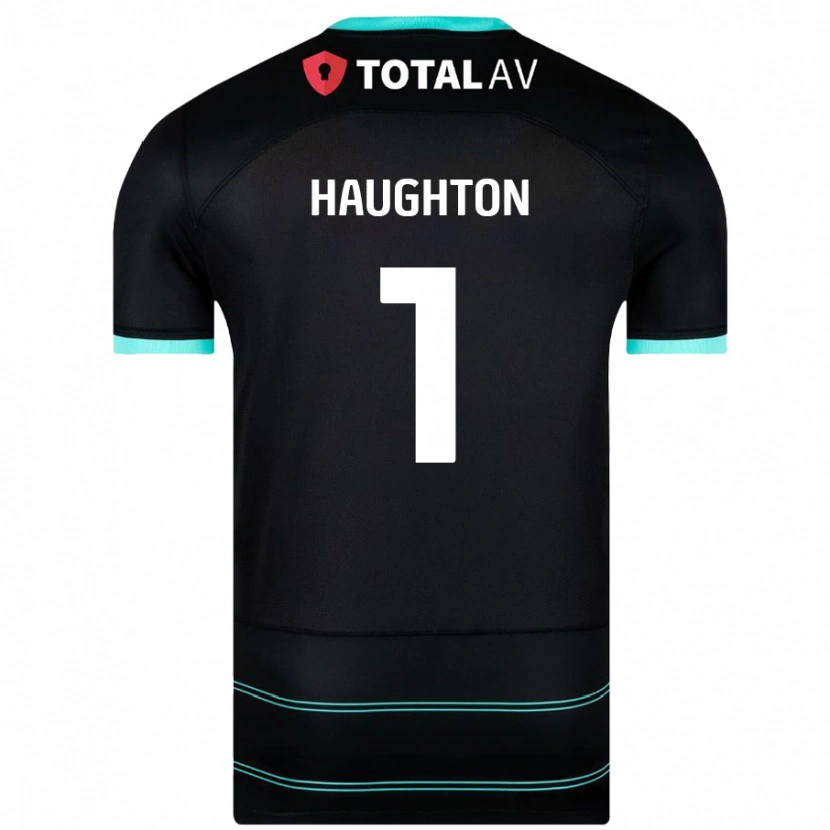 Danxen Women Hannah Haughton #1 Black Away Jersey 2024/25 T-Shirt