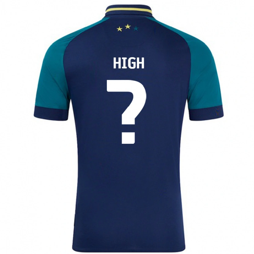 Danxen Women Scott High #0 Navy Dark Green Away Jersey 2024/25 T-Shirt