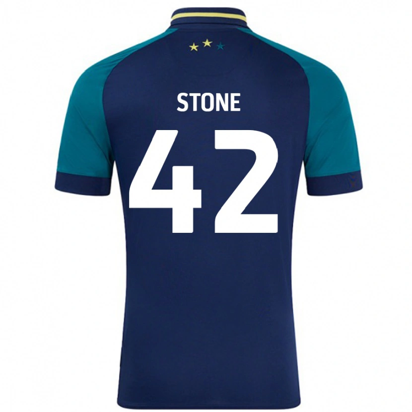 Danxen Women Michael Stone #42 Navy Dark Green Away Jersey 2024/25 T-Shirt
