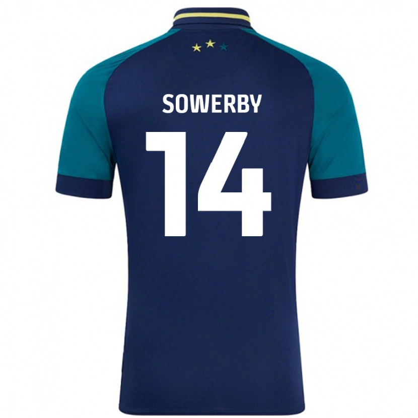 Danxen Women Lucy Sowerby #14 Navy Dark Green Away Jersey 2024/25 T-Shirt