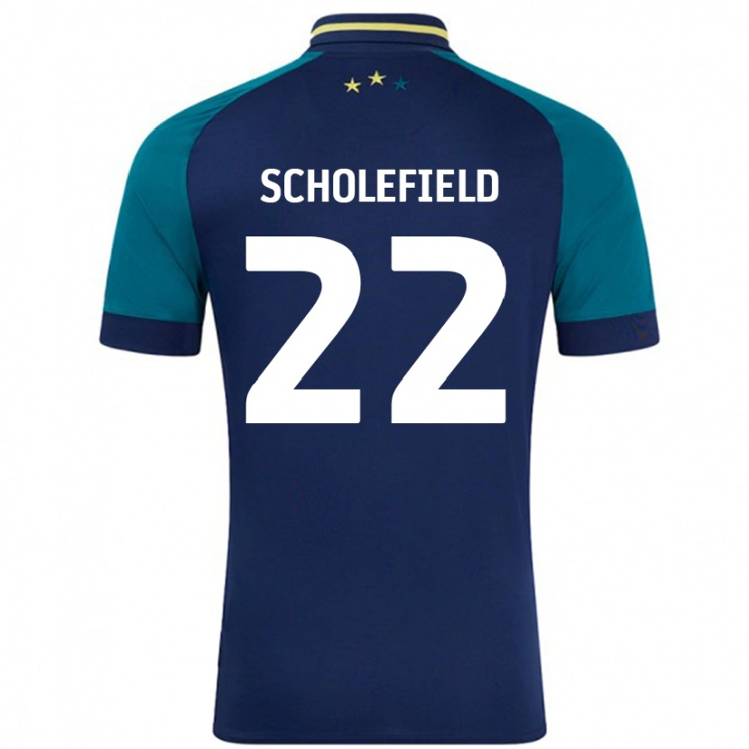 Danxen Women Lois Scholefield #22 Navy Dark Green Away Jersey 2024/25 T-Shirt