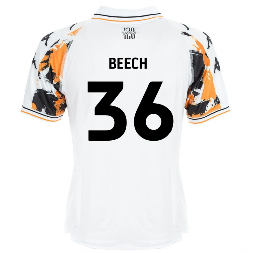 Danxen Women Amy Beech #36 White Away Jersey 2024/25 T-Shirt