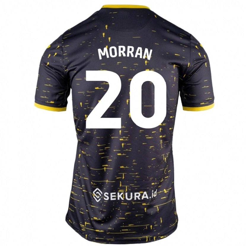 Danxen Women Eloise Morran #20 Black Yellow Away Jersey 2024/25 T-Shirt
