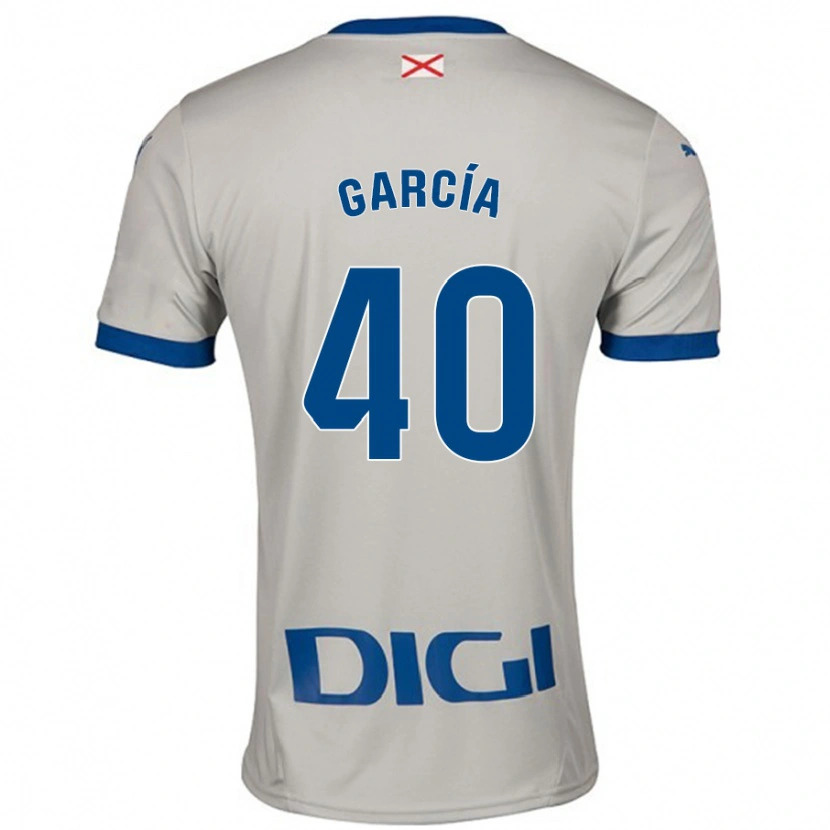 Danxen Women Álvaro García #40 Light Gray Away Jersey 2024/25 T-Shirt