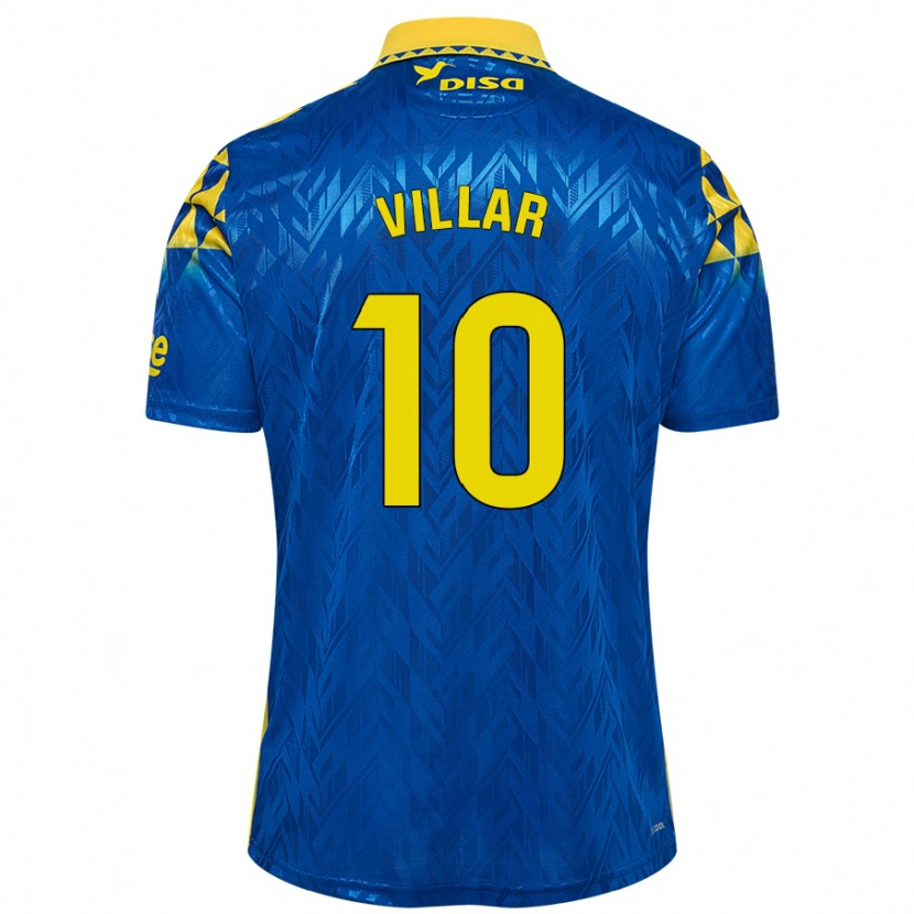 Danxen Women Andy Villar #10 Blue Yellow Away Jersey 2024/25 T-Shirt