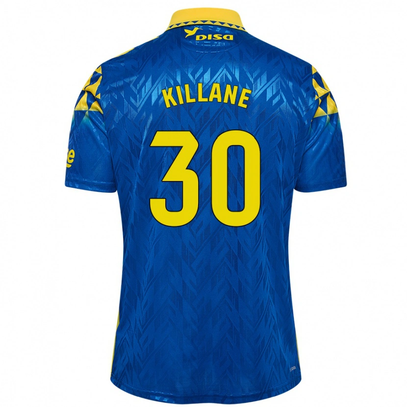 Danxen Women Álvaro Killane #30 Blue Yellow Away Jersey 2024/25 T-Shirt