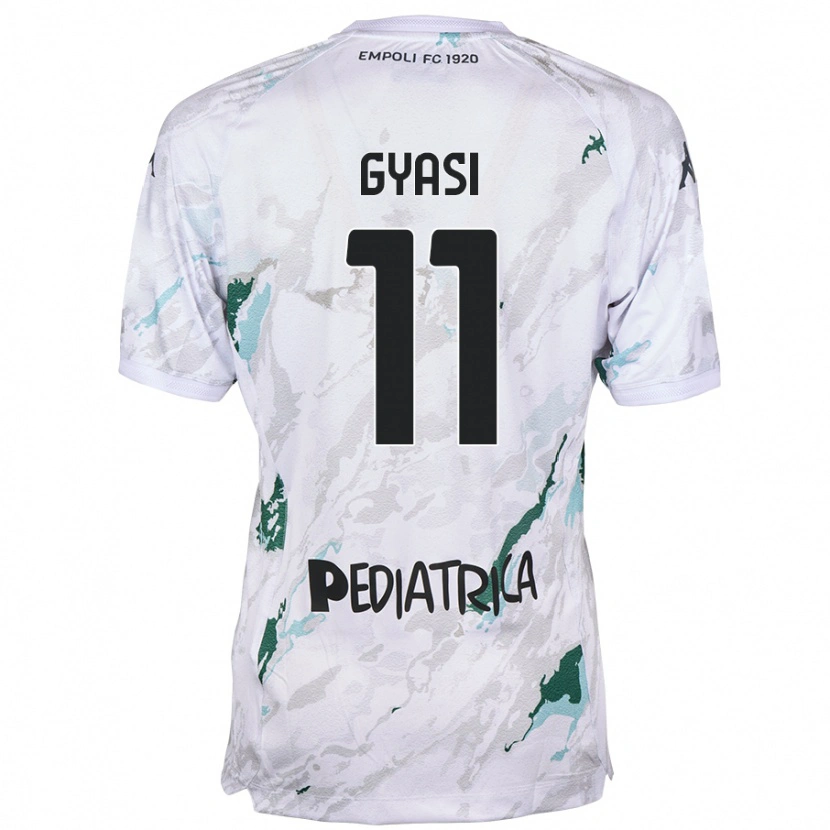 Danxen Women Emmanuel Gyasi #11 Grey Away Jersey 2024/25 T-Shirt