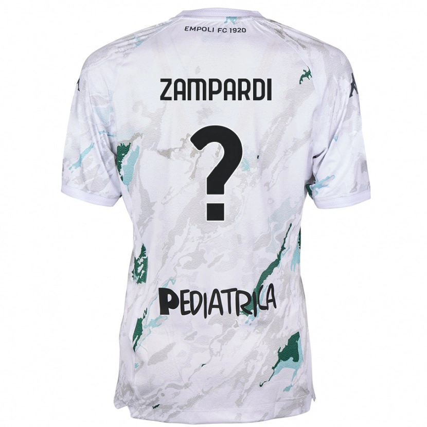 Danxen Women Gabriele Zampardi #0 Grey Away Jersey 2024/25 T-Shirt