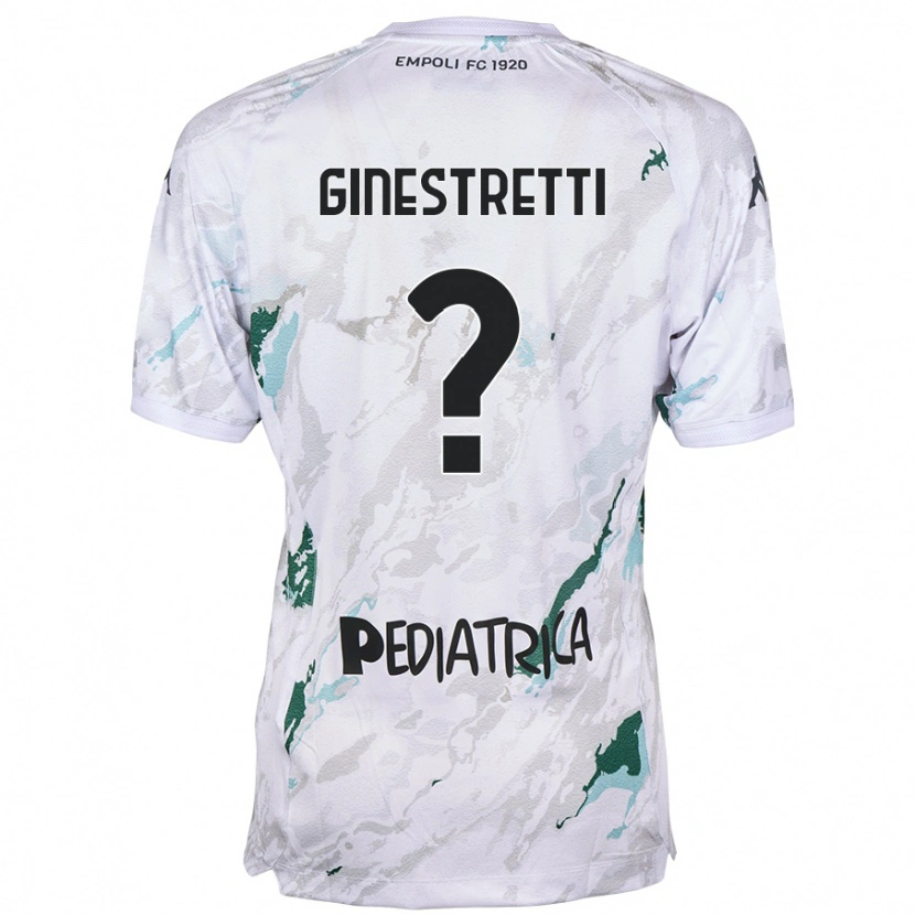 Danxen Women Davide Ginestretti #0 Grey Away Jersey 2024/25 T-Shirt