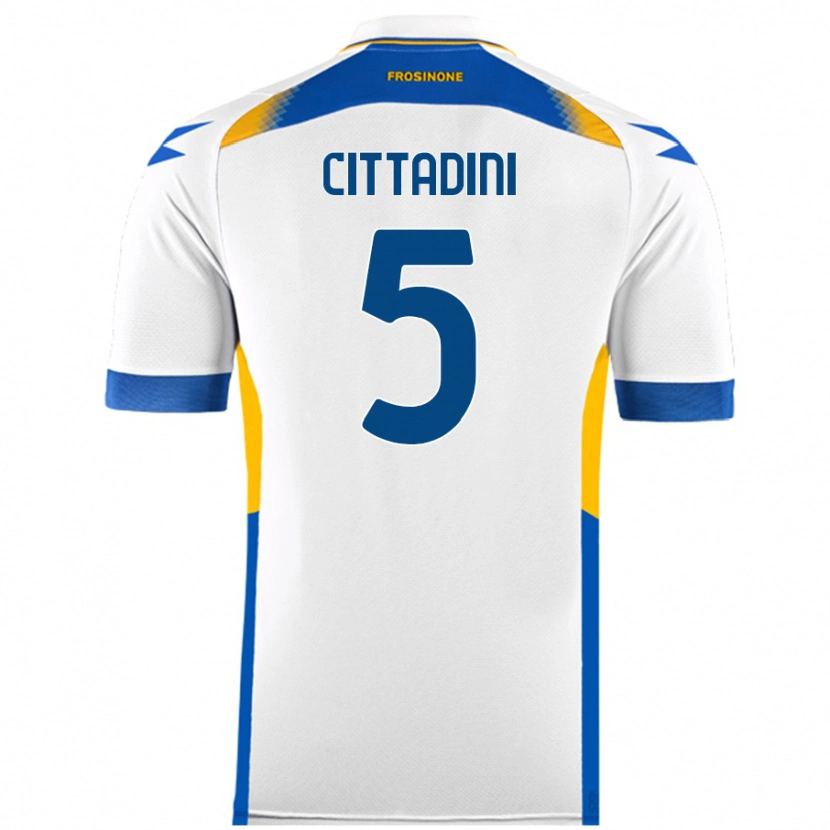 Danxen Women Giorgio Cittadini #5 White Away Jersey 2024/25 T-Shirt