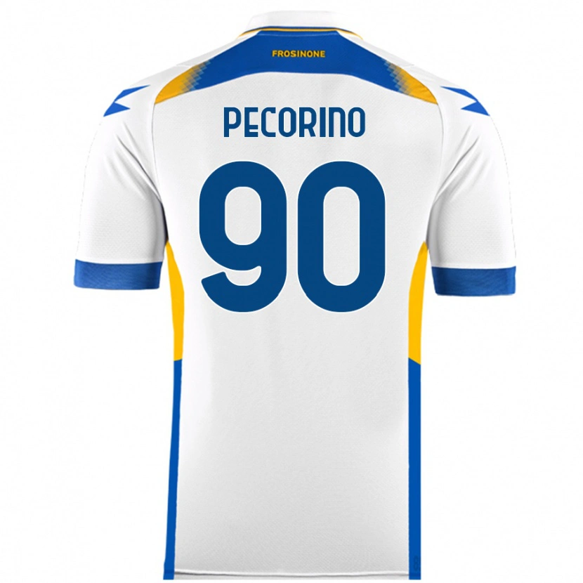 Danxen Women Emanuele Pecorino #90 White Away Jersey 2024/25 T-Shirt