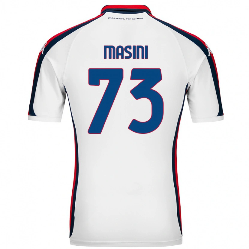 Danxen Women Patrizio Masini #73 White Away Jersey 2024/25 T-Shirt