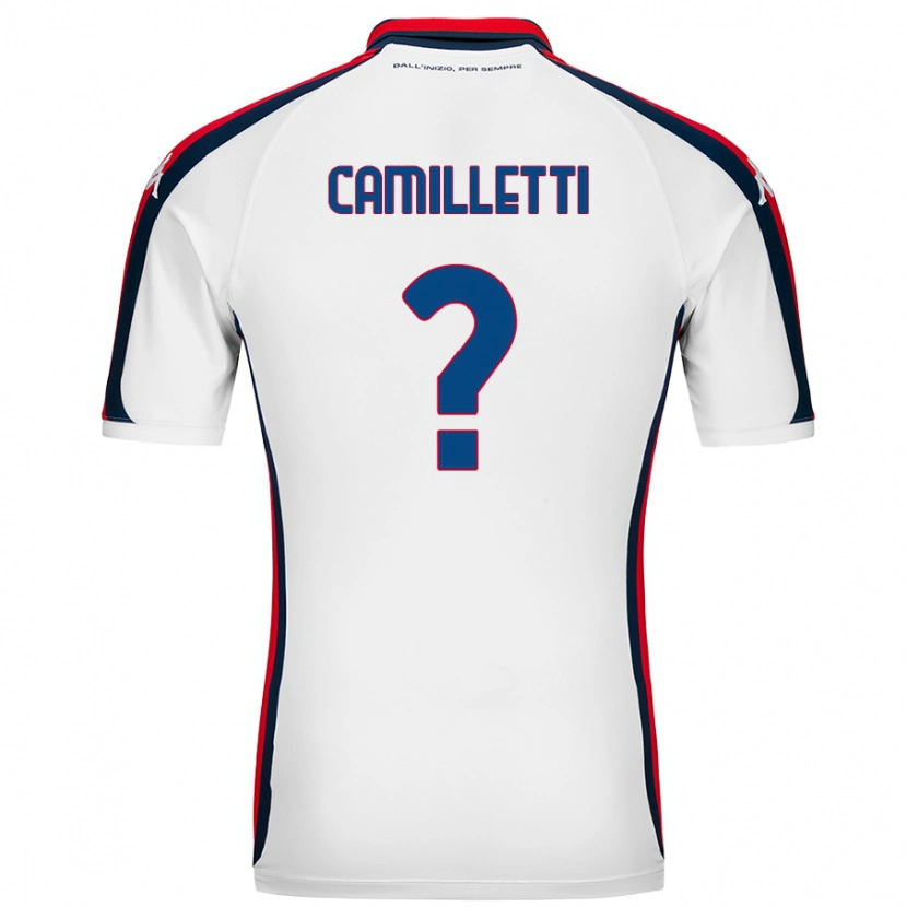 Danxen Women Giovanni Camilletti #0 White Away Jersey 2024/25 T-Shirt