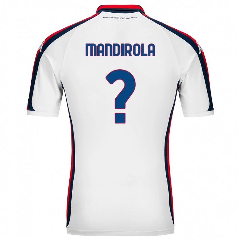 Danxen Women Gabriele Mandirola #0 White Away Jersey 2024/25 T-Shirt