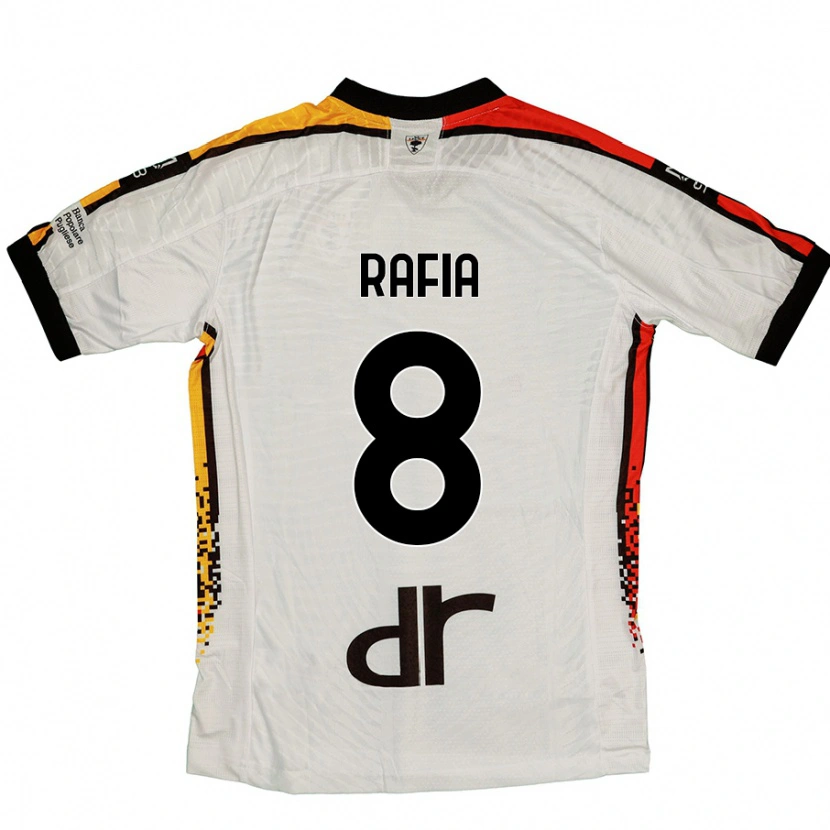 Danxen Women Hamza Rafia #8 White Black Away Jersey 2024/25 T-Shirt