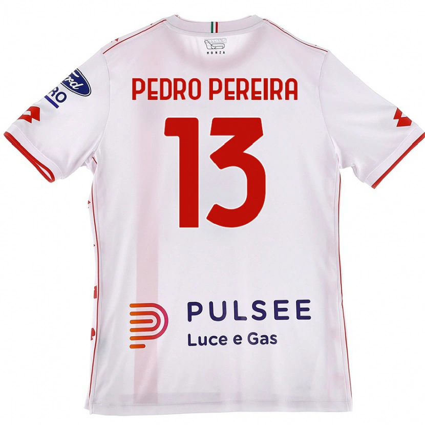 Danxen Women Pedro Pereira #13 White Red Away Jersey 2024/25 T-Shirt