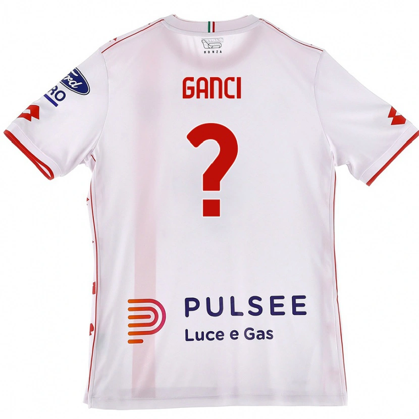 Danxen Women Daniele Ganci #0 White Red Away Jersey 2024/25 T-Shirt