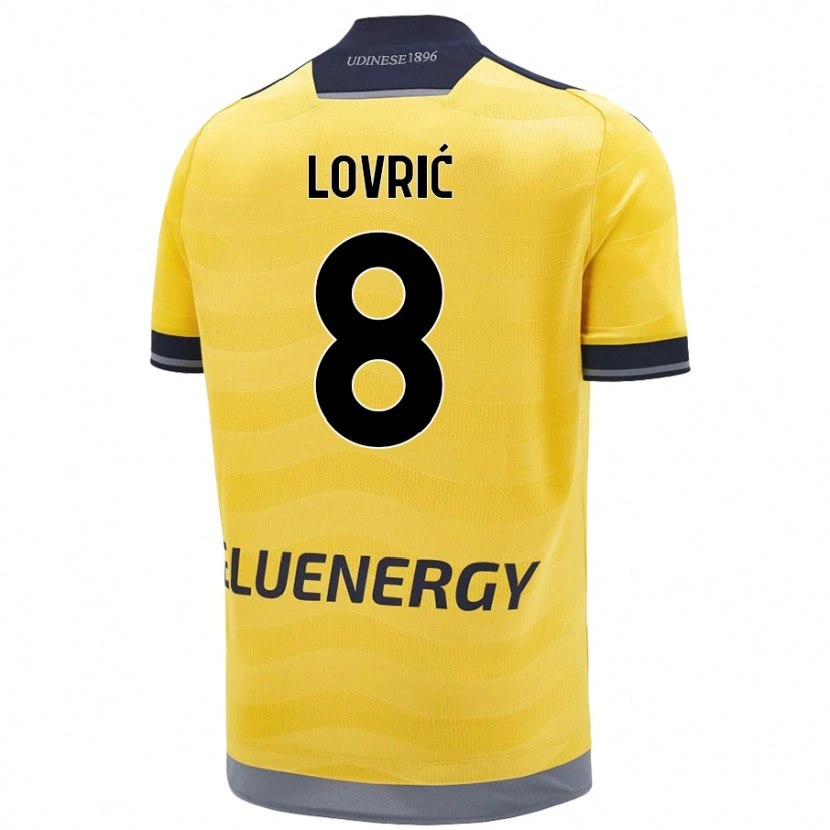 Danxen Women Sandi Lovrić #8 Golden Away Jersey 2024/25 T-Shirt