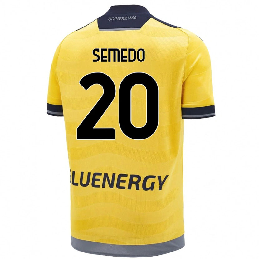 Danxen Women Vivaldo Semedo #20 Golden Away Jersey 2024/25 T-Shirt