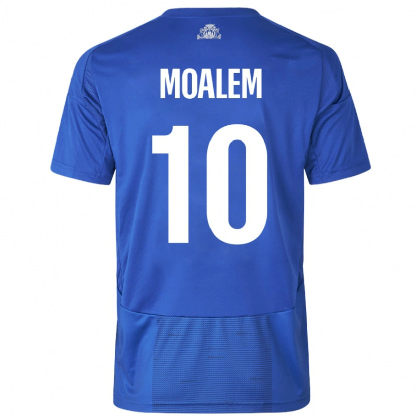 Danxen Women Jonathan Moalem #10 White Blue Away Jersey 2024/25 T-Shirt