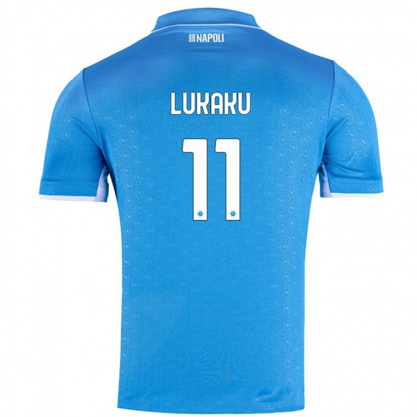 Danxen Kid Romelu Lukaku #11 Sky Blue Home Jersey 2024/25 T-Shirt