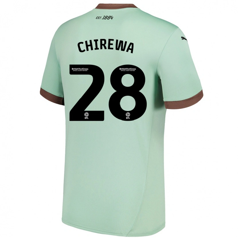 Danxen Kid Tawanda Chirewa #28 Pale Green Away Jersey 2024/25 T-Shirt