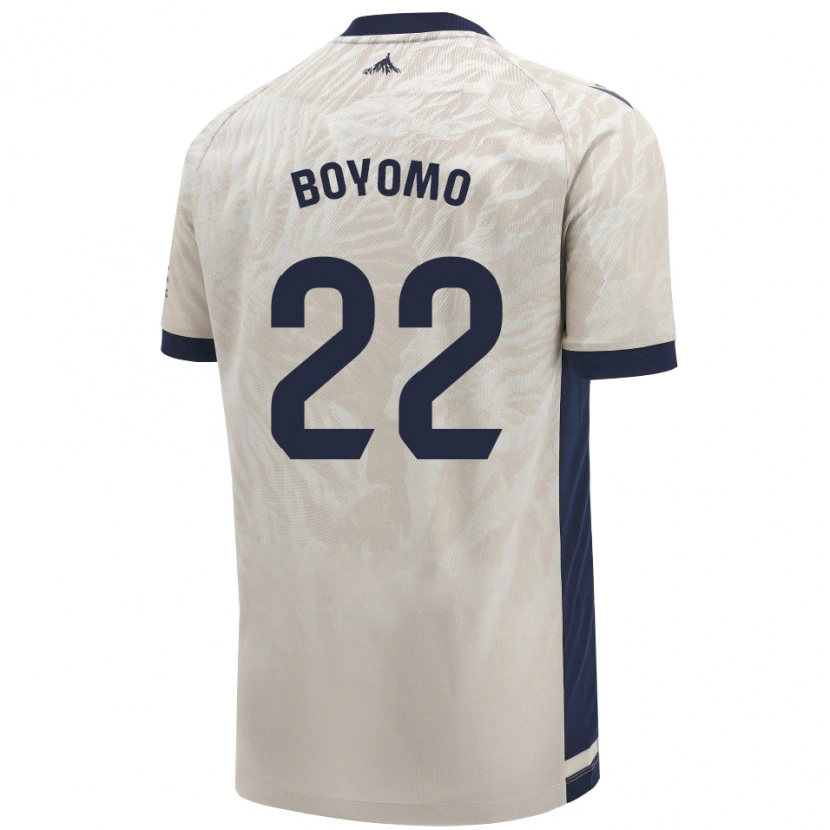 Danxen Kid Enzo Boyomo #22 Light Gray Away Jersey 2024/25 T-Shirt