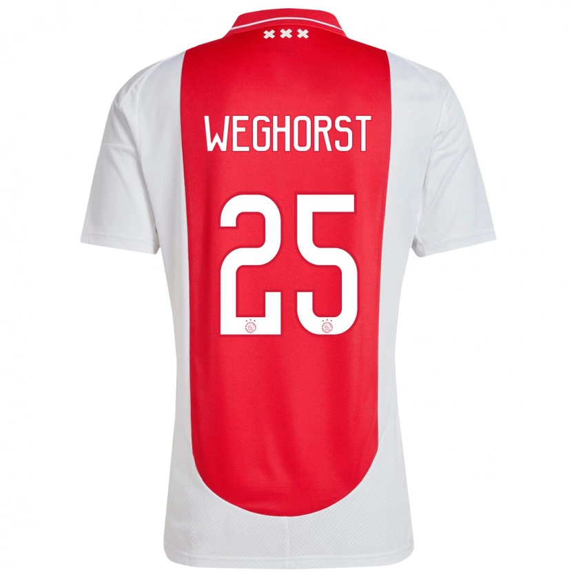 Danxen Kid Wout Weghorst #25 Red White Home Jersey 2024/25 T-Shirt