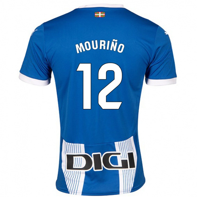 Danxen Men Santiago Mouriño #12 Blue Home Jersey 2024/25 T-Shirt