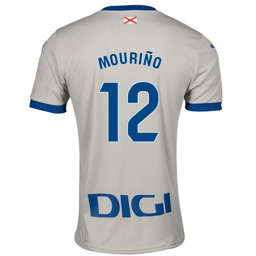 Danxen Men Santiago Mouriño #12 Light Gray Away Jersey 2024/25 T-Shirt