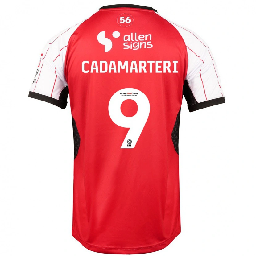 Danxen Men Bailey Cadamarteri #9 White Home Jersey 2024/25 T-Shirt