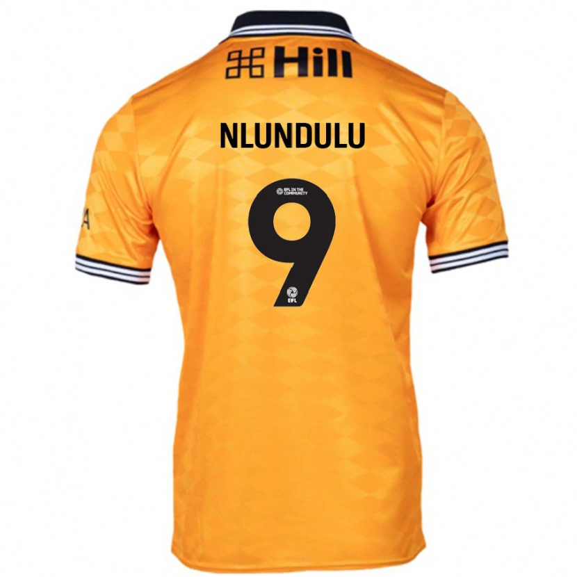 Danxen Men Dan Nlundulu #9 Orange Home Jersey 2024/25 T-Shirt