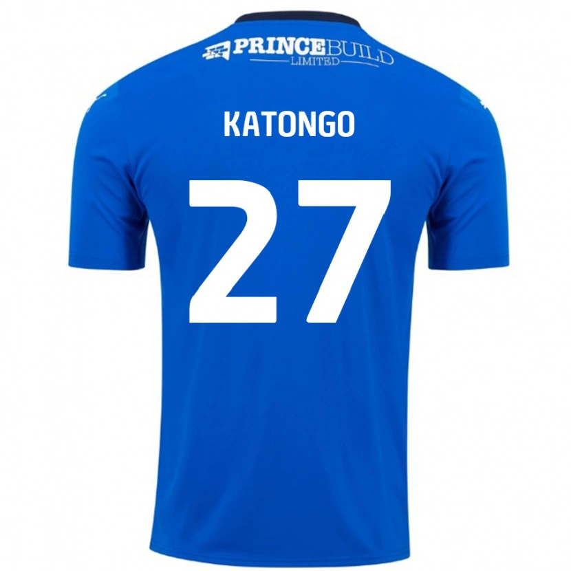 Danxen Women Jadel Katongo #27 Blue White Home Jersey 2024/25 T-Shirt